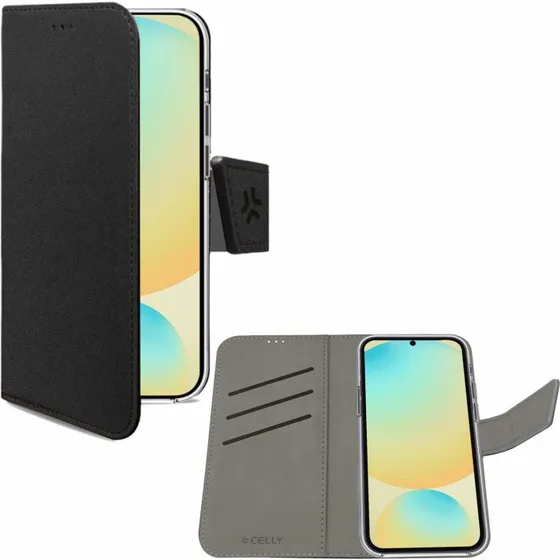 Celly Wally Wallet Case til Samsung Galaxy S24 FE - Sort