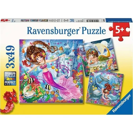 Ravensburger Havfruer 3x49 brikker