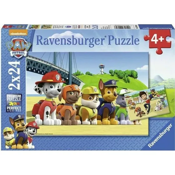 Ravensburger Paw Patrol puslespil 2x24 brikker – 4+