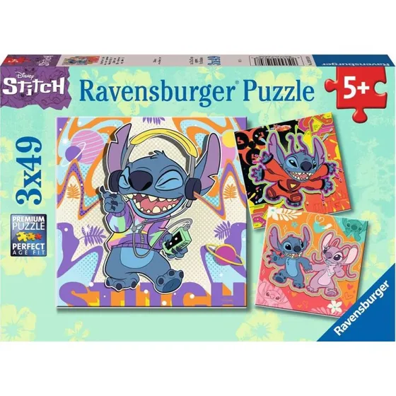 Ravensburger Disney Stitch – 3 x 49 brikker