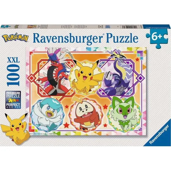 Ravensburger Pokémon puslespil 100 brikker XXL