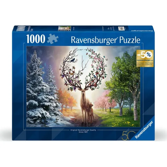 Ravensburger Magical Deer puslespil 1000 brikker