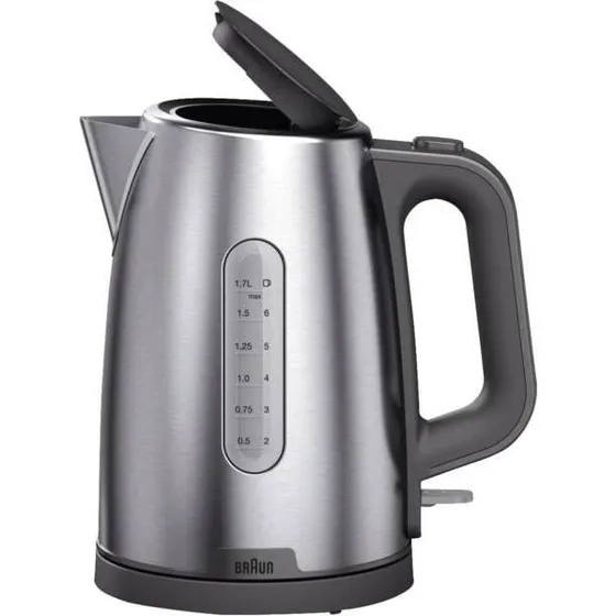 Braun PurShine WK 1500 Elkedel - 1.7L, 2200W, Rustfrit Stål