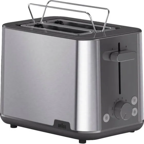 Braun PurShine HT 1510 Brødrister - 900W, 2 skiver, Sort/Rustfrit stål
