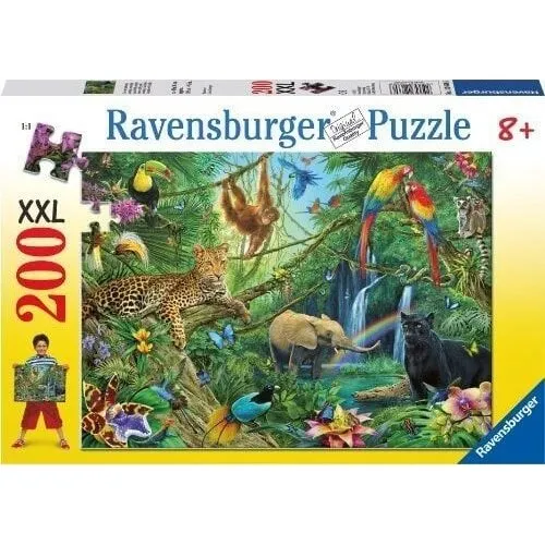 Ravensburger Puslespil Jungle med dyr - 200 XXL brikker