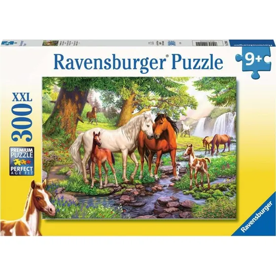 Ravensburger Puslespil - Heste ved Vand, 300 brikker