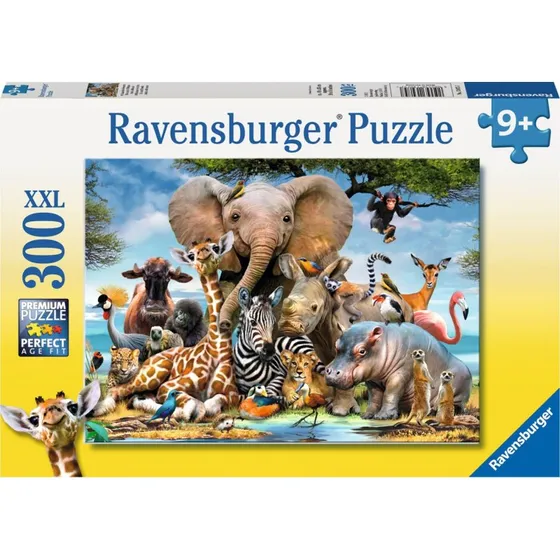 Ravensburger Puslespil - Afrikanske Dyr, 300 brikker
