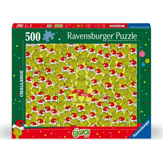 Ravensburger The Grinch 500 brikker – Challenge