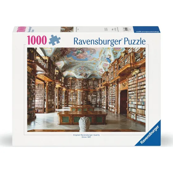 Ravensburger 1000 brikker – Bibliotek, St. Florian Kloster