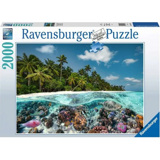 Ravensburger 2000 brikker – A Dive in the Maldives