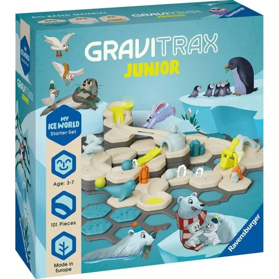 Ravensburger GraviTrax Junior Starter-set Ice – 102 dele