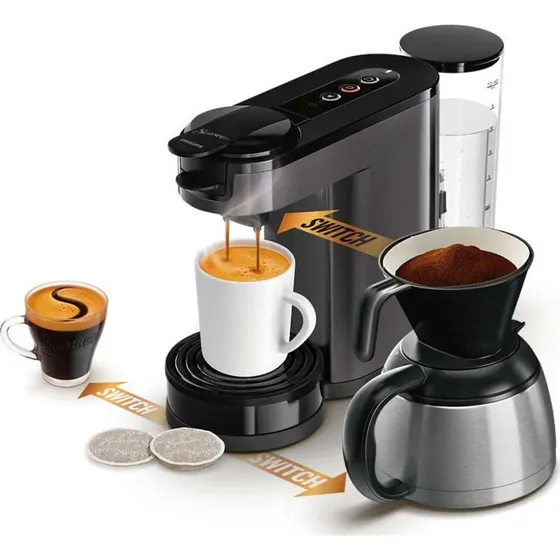 Philips Senseo Switch 3‑in‑1 HD6593/20 – Cashmere Grey