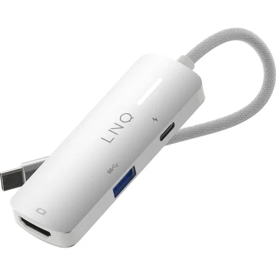 LINQ 3-i-1 140W USB-C Multiport Hub – Space Grey