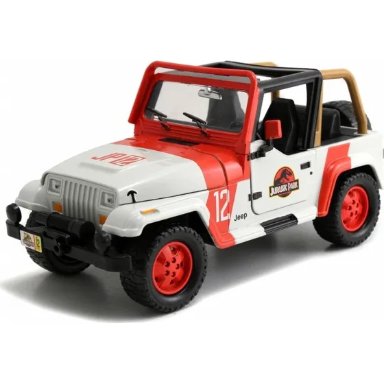 Jada Jurassic World 1992 Jeep Wrangler 1:24 Die-cast