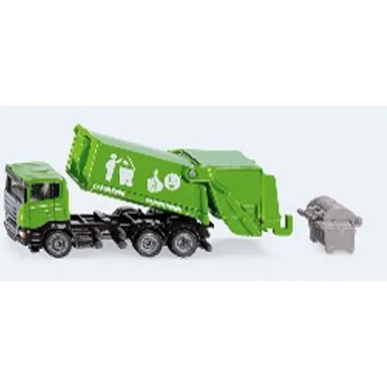 SIKU 1:87 Skraldebil Faun (Scania-R)