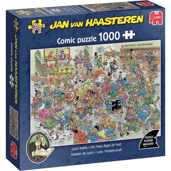 Jan van Haasteren Ludo Battle — 1000 brikker