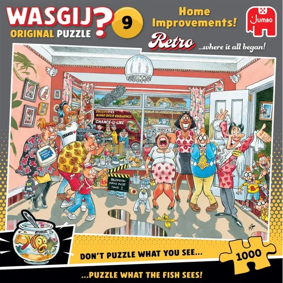 Wasgij Retro Original 9 – Home Improvements! 1000 brikker