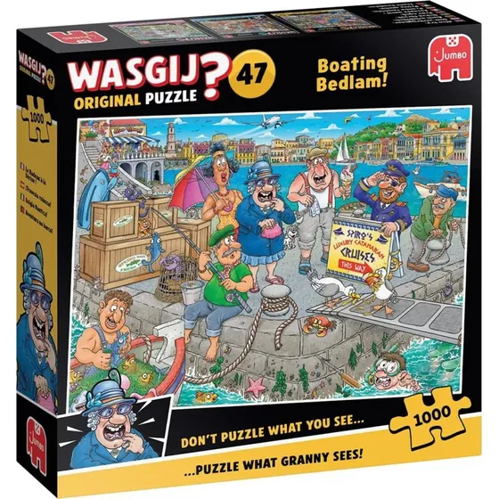 Wasgij Original 47 - Boating Bedlam (1000 brikker)
