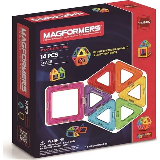 Magformers Rainbow 14 dele - Magnetisk byggekit