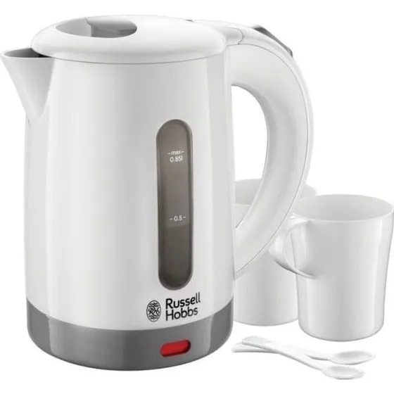 Russell Hobbs Rejsekedel 0,85 L - 1000W Hvid (kompakt)