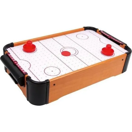 Air Hockey bord – kompakt bordspil 57x31 cm