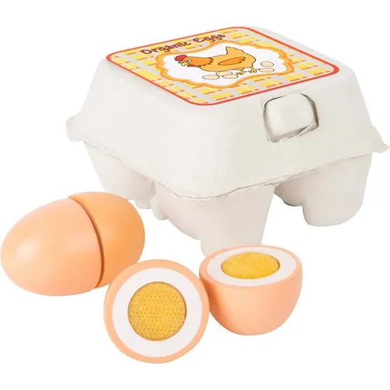 Small Foot trææg i æggebakke, 4 stk