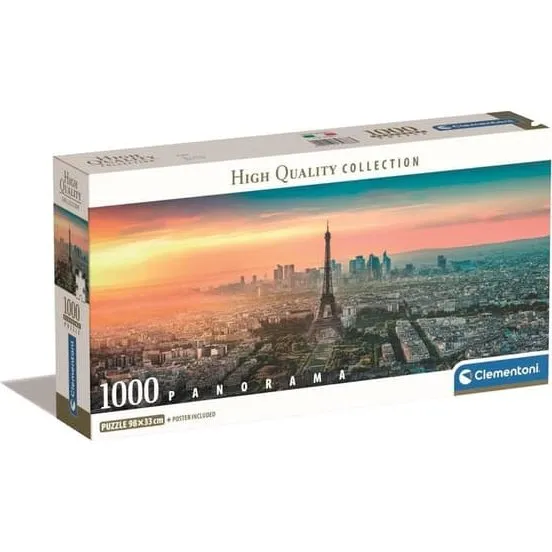 Clementoni Puslespil 1000 brikker Panorama Paris