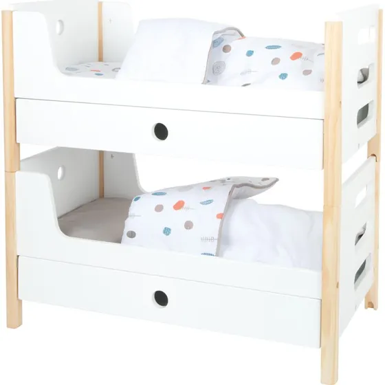 Small Foot Trækøjeseng til Dukker – Hvid (High Sleeper)