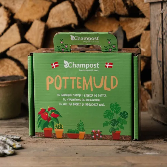 Champost Pottemuld i kuffert 4 L
