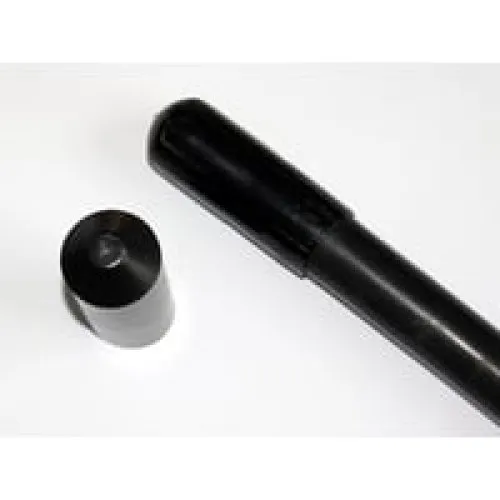 Krympeendemuffe 35/17 mm sort med lim, 90 mm