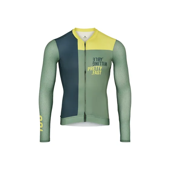 Willing Able Leafy Cykeltrøje med lange ærmer - Unisex