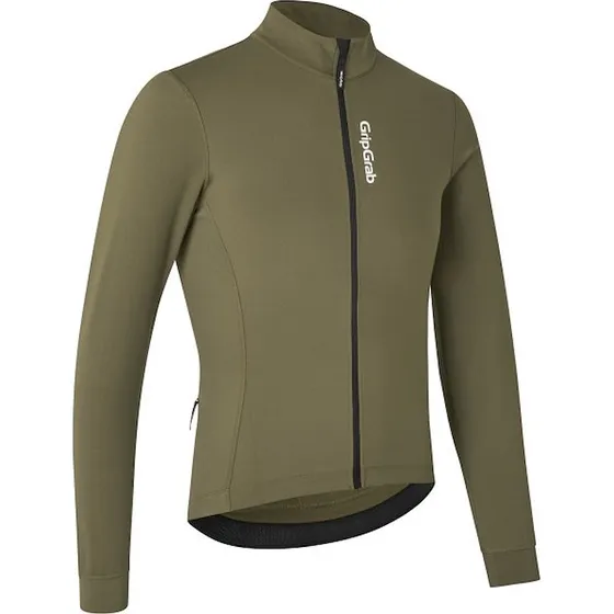 GripGrab RIDE Langærmet termocykeltrøje - Olive Green - XXL