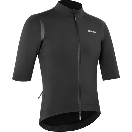 GripGrab AquaRepel Vandafvisende Kortærmet Cykeltrøje - Sort - XL