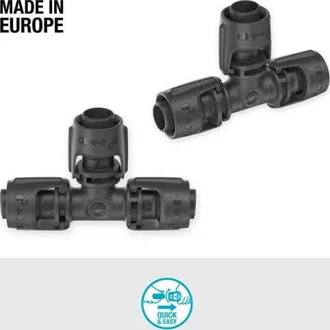 Gardena T-stykke 13 mm (1/2") - 2 stk