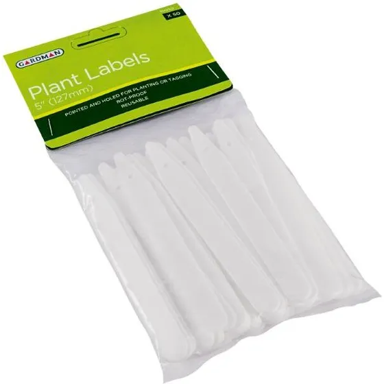 Universal Stiketiketter 12,7 cm, 50 stk – hvide