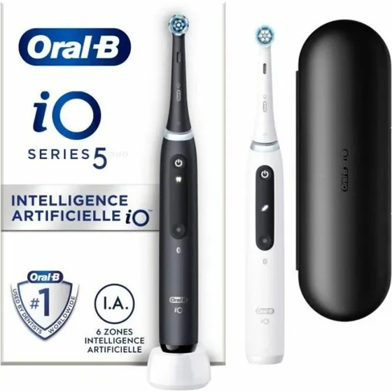 Oral-B iO Series 5 eltandbørste – Sort/Hvid