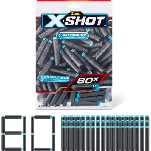 ZURU X-Shot Excel Refill 80 Darts
