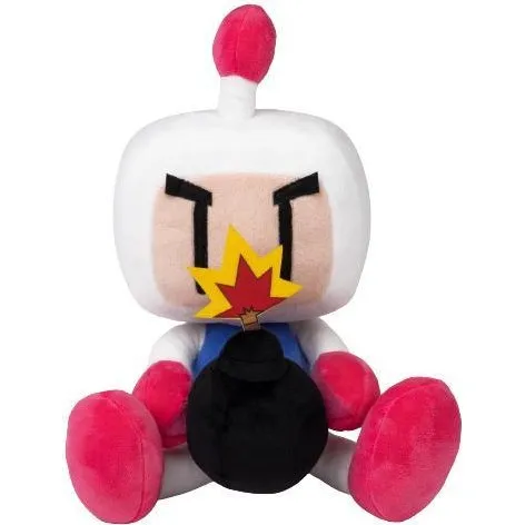Bomberman Plysfigur Shiro - 37 cm, Officiel
