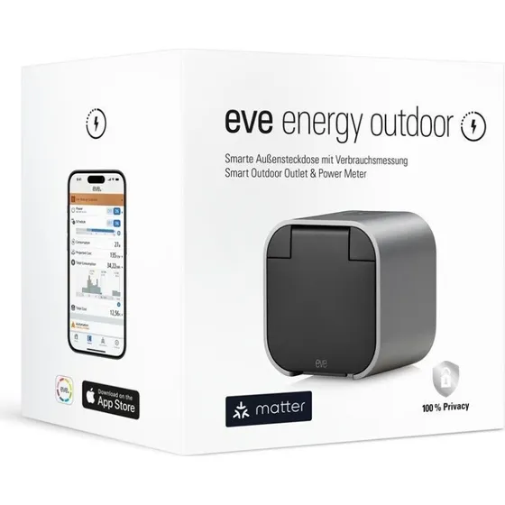 Eve Energy Outdoor (Matter) – Smart udendørs strømstyring