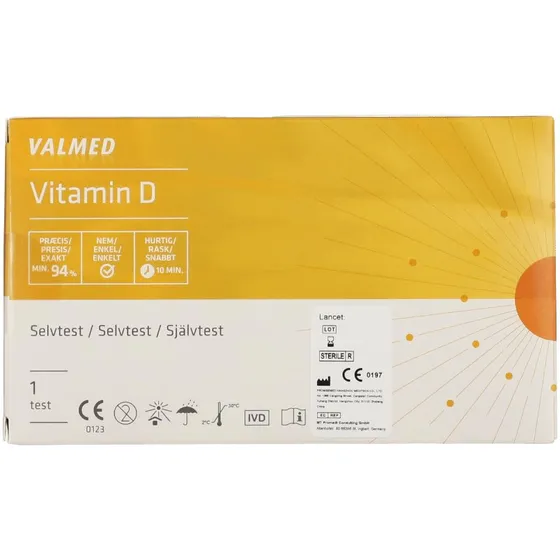 Valmed Vitamin D test, 1 stk.