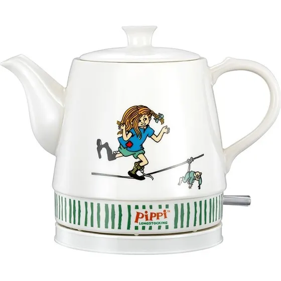 Pippi Keramisk Vandkoger - 0,8L - Pippi Circus-design