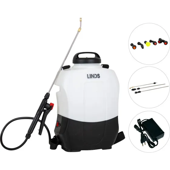 LINDS El-sprøjte 8 L letvægt med lithiumbatteri