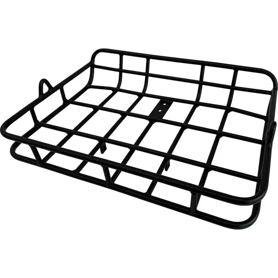 Bike Attitude Frontlad i sort aluminium - 44,5 x 33 x 9 cm