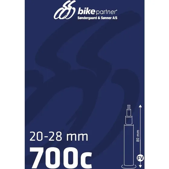 BikePartner Racerslange 700 x 20-28C 80 mm