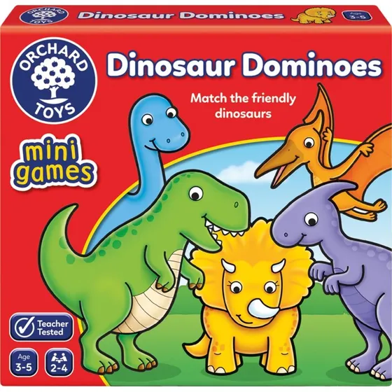 Orchard Dinosaur Domino Mini - Domino med dinosaurer