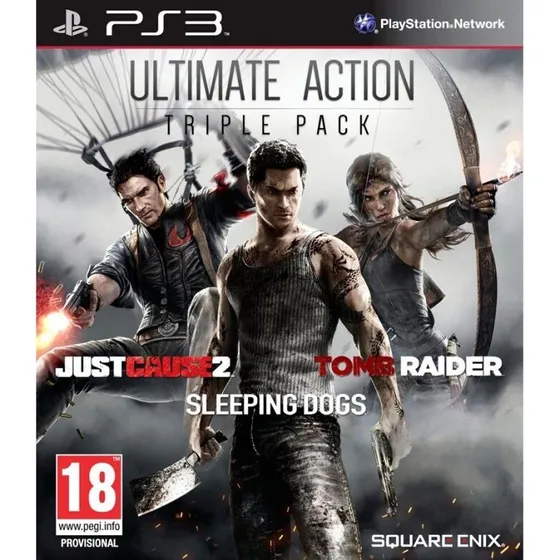 Just Cause 2 / Sleeping Dogs / Tomb Raider - Triple Pack (PS3)