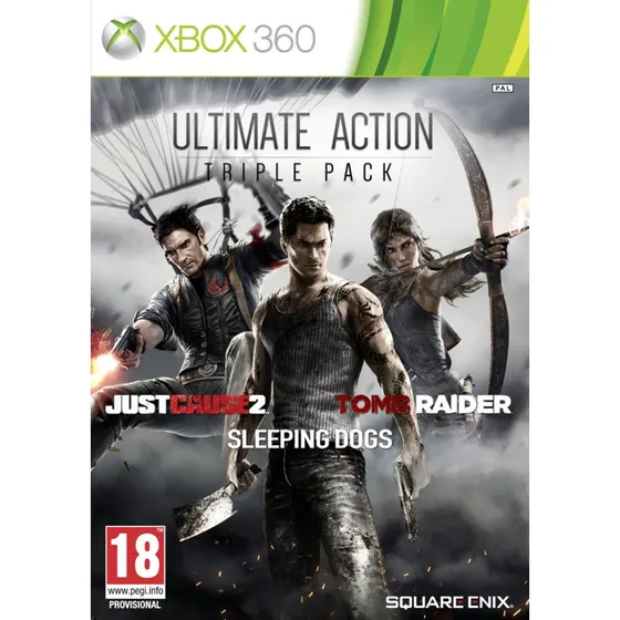 Just Cause 2 / Sleeping Dogs / Tomb Raider - Xbox 360 Bundle
