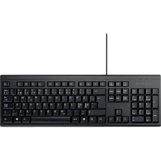 Kensington KB100 EQ kablet tastatur, nordisk, sort