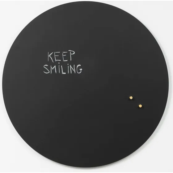 Cirkel 57 cm. Magnetisk sort kridttavle uden ramme