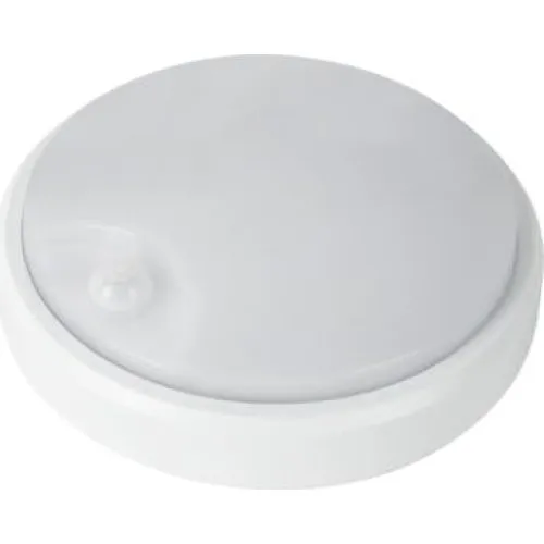 DIOLUM PLF GO 18W LED Loftlampe med PIR-sensor, Hvid, Ø21cm
